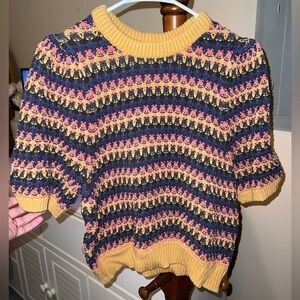Universal Thread Multicolor Patterned Sweater
